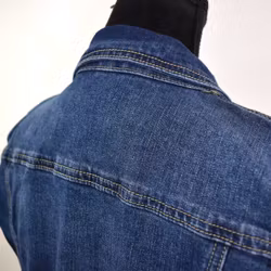 Jeansjacka MÖRKBLÅ - 3D Denim