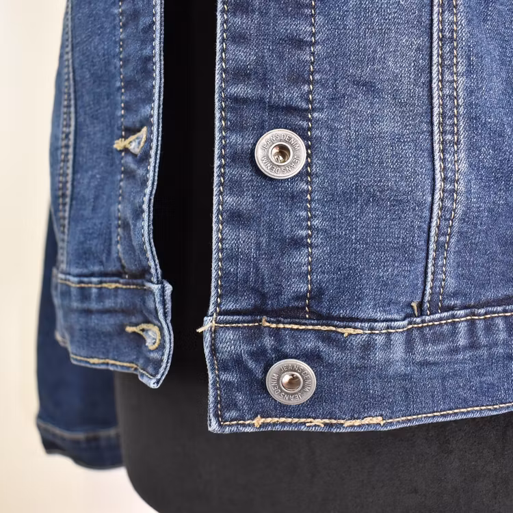 Jeansjacka MÖRKBLÅ - 3D Denim