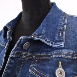 Jeansjacka MÖRKBLÅ - 3D Denim