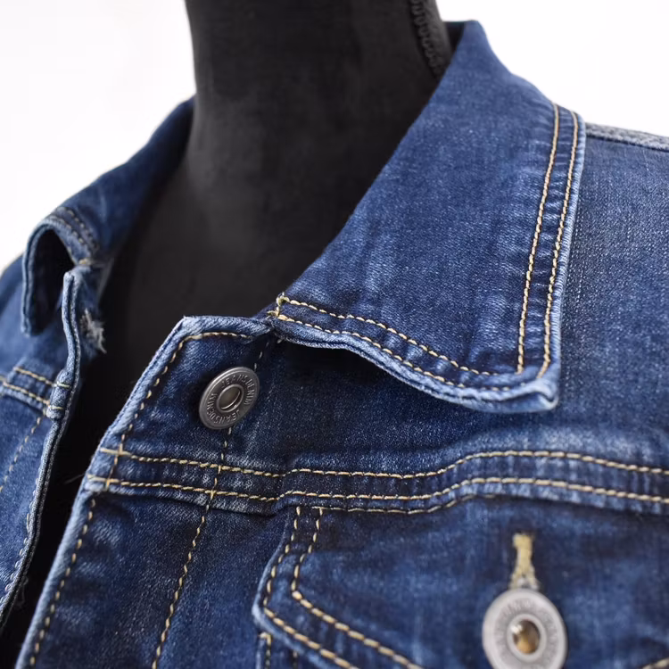 Jeansjacka MÖRKBLÅ - 3D Denim