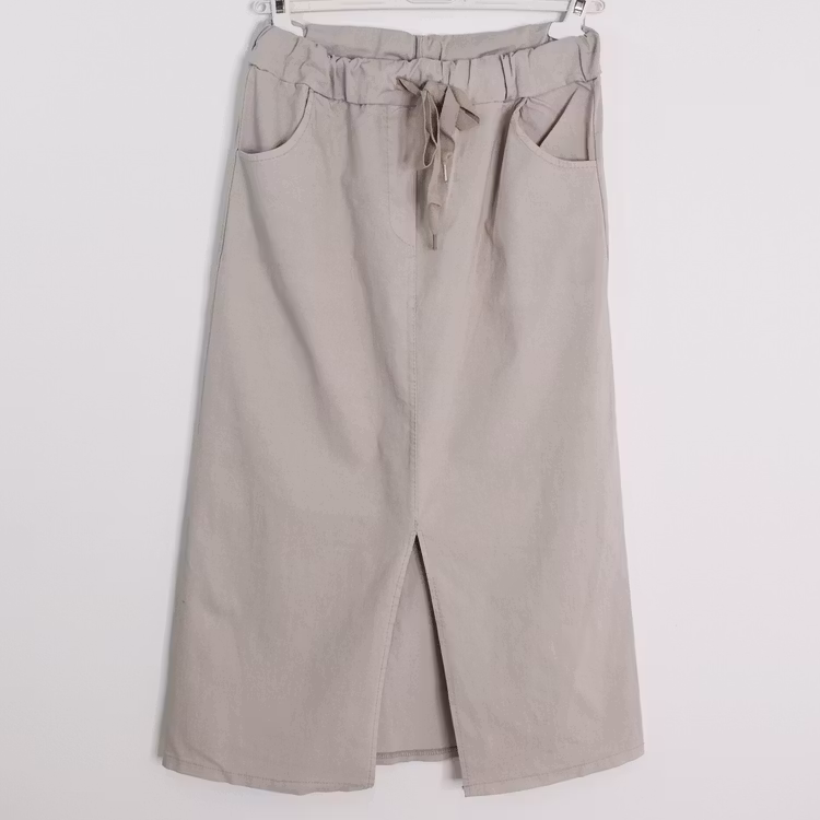 Stretchig Kjol Märta BEIGE - Mix By Heart