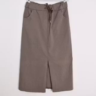 Stretchig Kjol Märta TAUPE - Mix By Heart