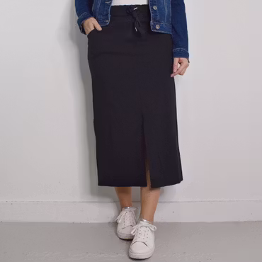 Stretchig Kjol Märta SVART - Mix By Heart