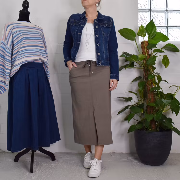 Jeansjacka MÖRKBLÅ - 3D Denim