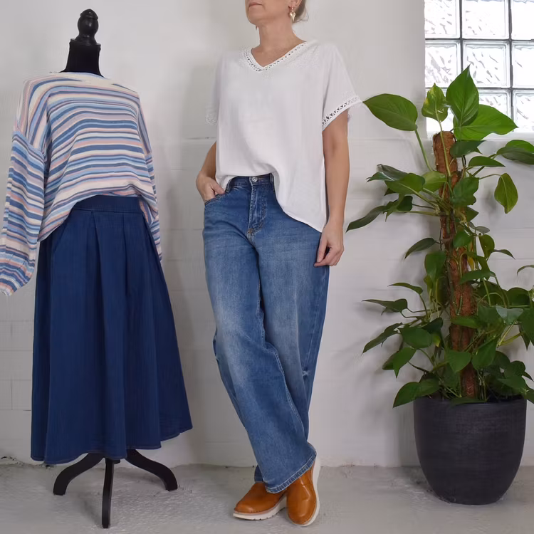 Jeans Minus BLÅ - Marta du Chateau