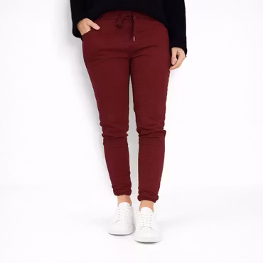 Stretchig Byxa Alva VINRÖD