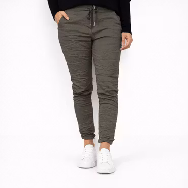 ANDRASORTERING Stretchig Byxa Alva KAKI