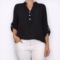 Linneblus med Krås SVART