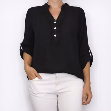 Linneblus med Krås SVART