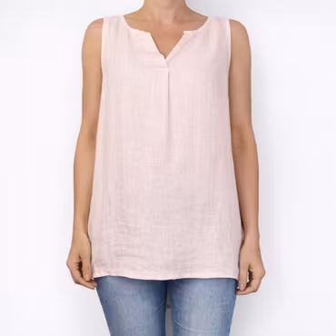 Linne/Ärmlös topp ROSE