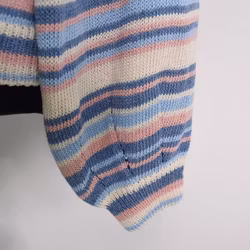 Stickad Tröja Phoebe Randig BLÅ - Camicia