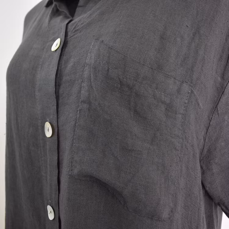 Skjortklänning Volang ANTRACIT