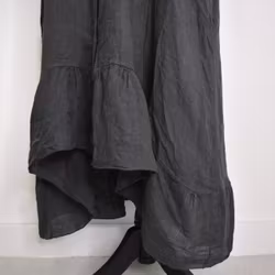 Skjortklänning Volang ANTRACIT