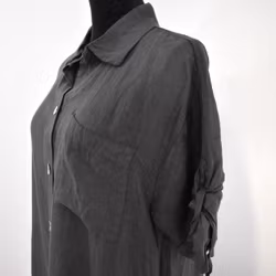 Skjortklänning Volang ANTRACIT