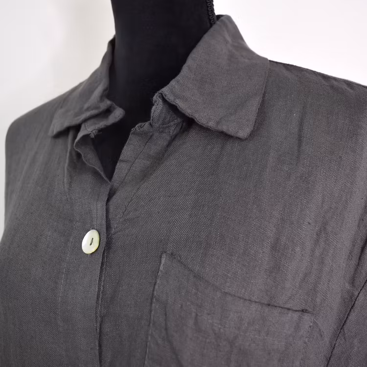 Skjortklänning Volang ANTRACIT