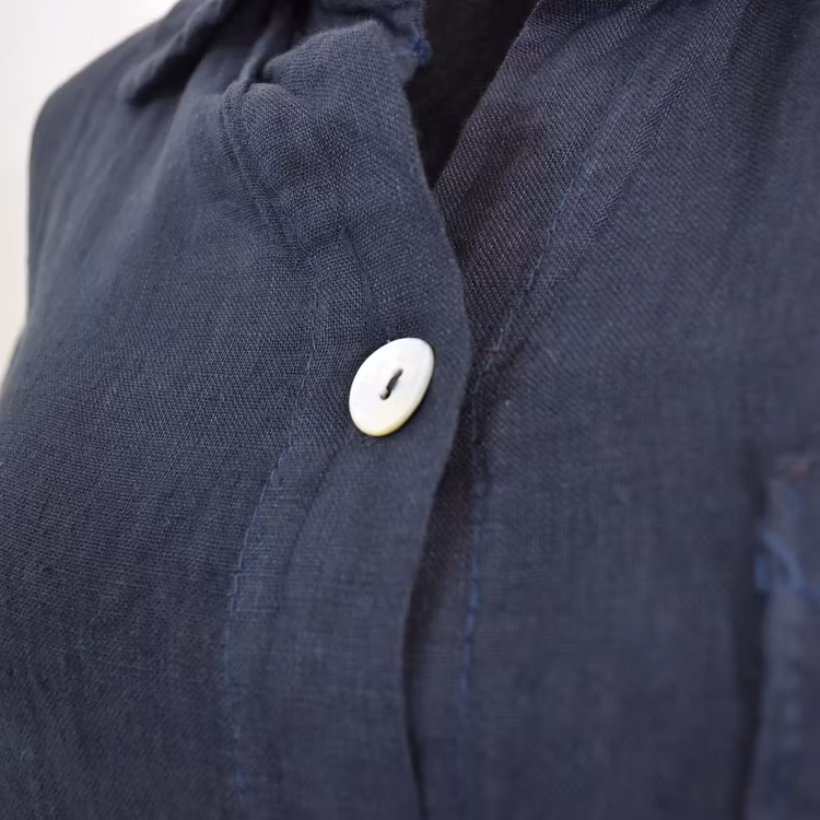 Skjortklänning Volang MARINE