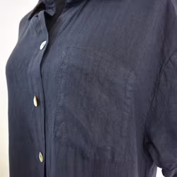 Skjortklänning Volang MARINE