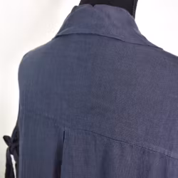 Skjortklänning Volang MARINE