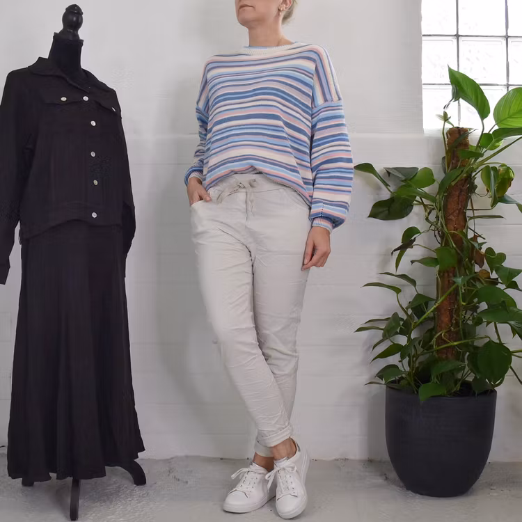 Stretchig Byxa Alva BEIGE