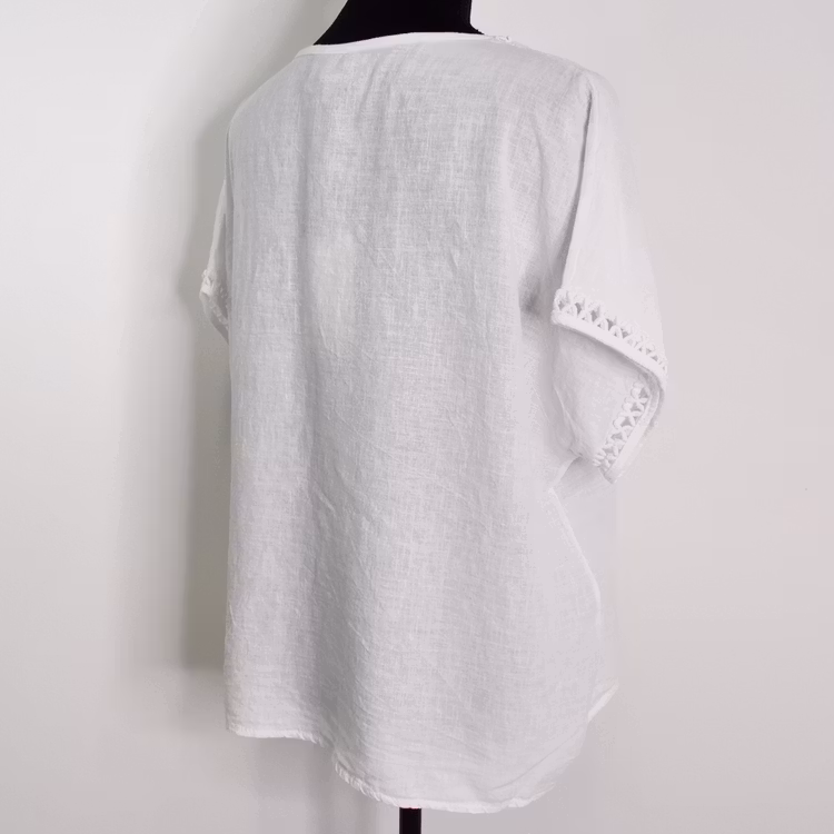 Topp Linnemix Hedda VIT - Camicia