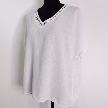 Topp Linnemix Hedda VIT - Camicia