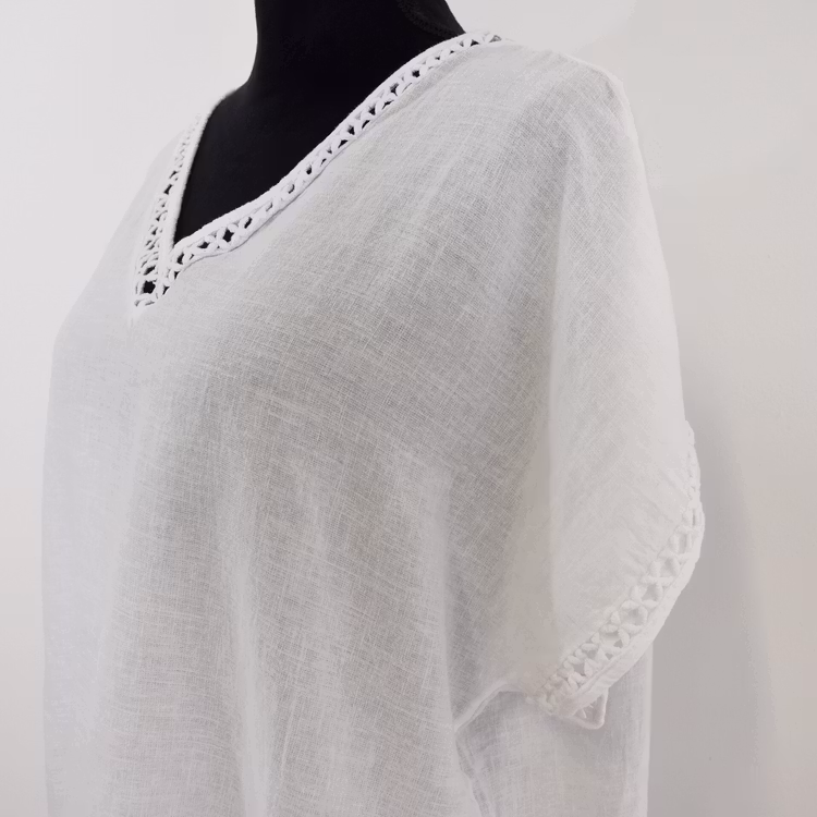 Topp Linnemix Hedda VIT - Camicia