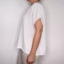 Topp Linnemix Hedda VIT - Camicia