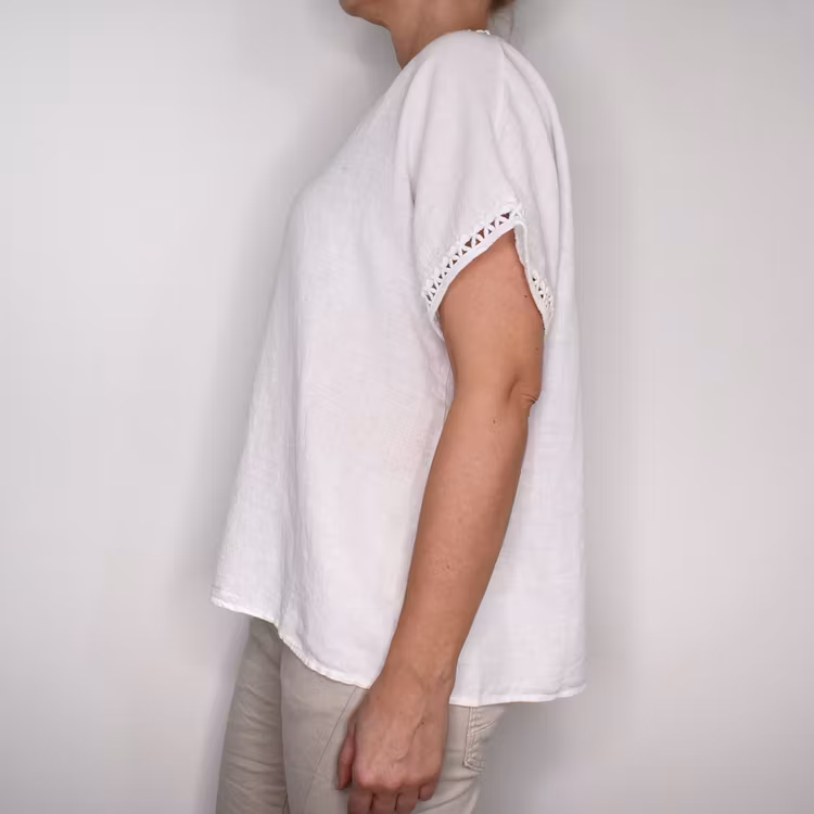 Topp Linnemix Hedda VIT - Camicia