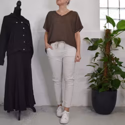 Topp Linnemix Hedda BRUN - Camicia