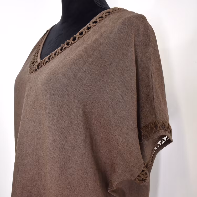 Topp Linnemix Hedda BRUN - Camicia