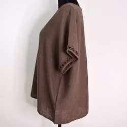 Topp Linnemix Hedda BRUN - Camicia