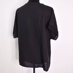 Topp Linnemix Hedda SVART - Camicia