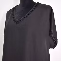 Topp Linnemix Hedda SVART - Camicia