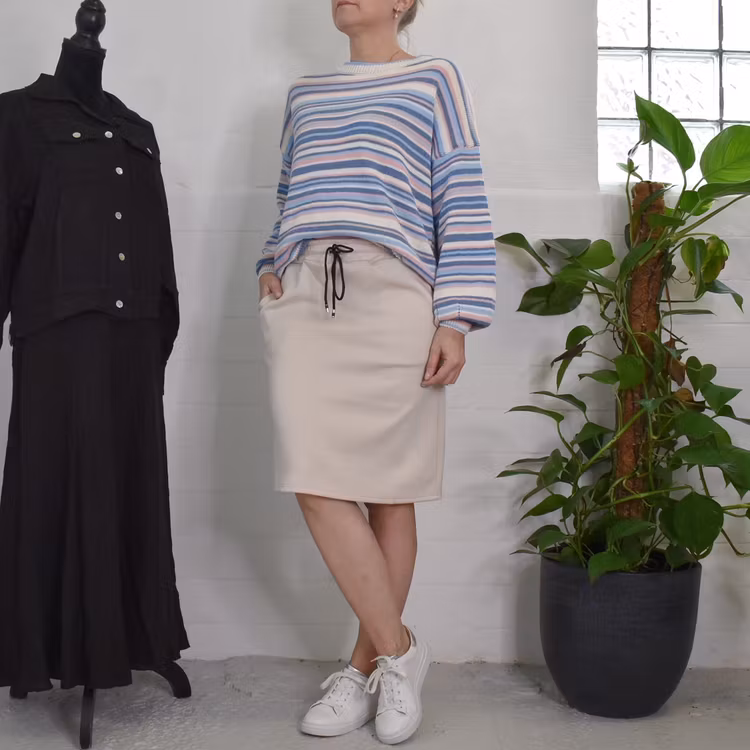 Kjol Mandy BEIGE - Camicia