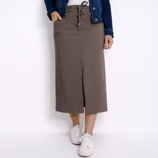 Stretchig Kjol Märta TAUPE - Mix By Heart