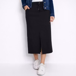 Stretchig Kjol Märta SVART - Mix By Heart