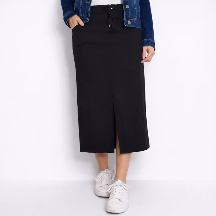 Stretchig Kjol Märta SVART - Mix By Heart