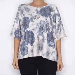 Ponchotröja Dominique BLÅ - Mix By Heart