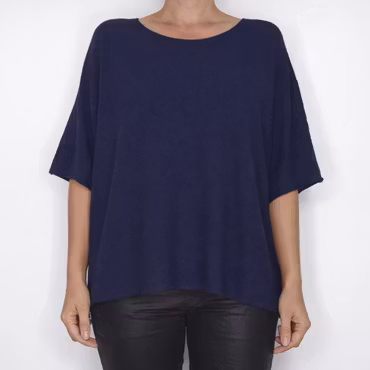 Finstickad Ponchotröja Nessa MARIN - Mix By Heart