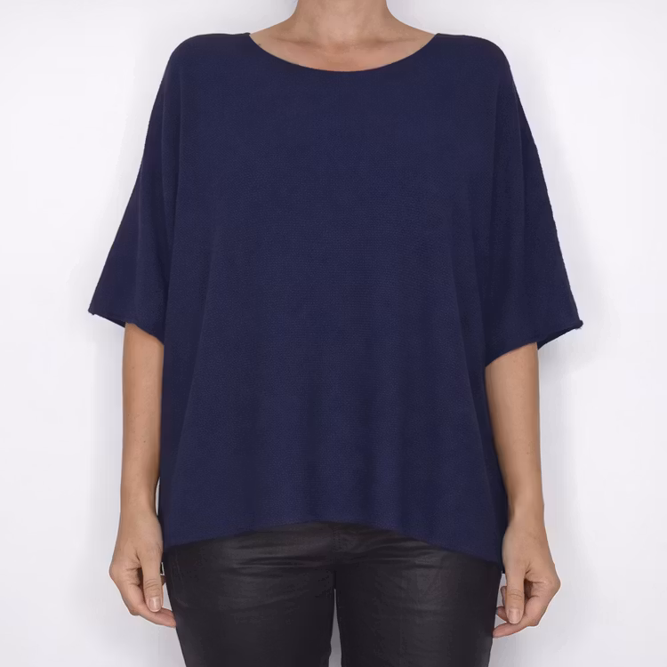 Finstickad Ponchotröja Nessa MARIN - Mix By Heart