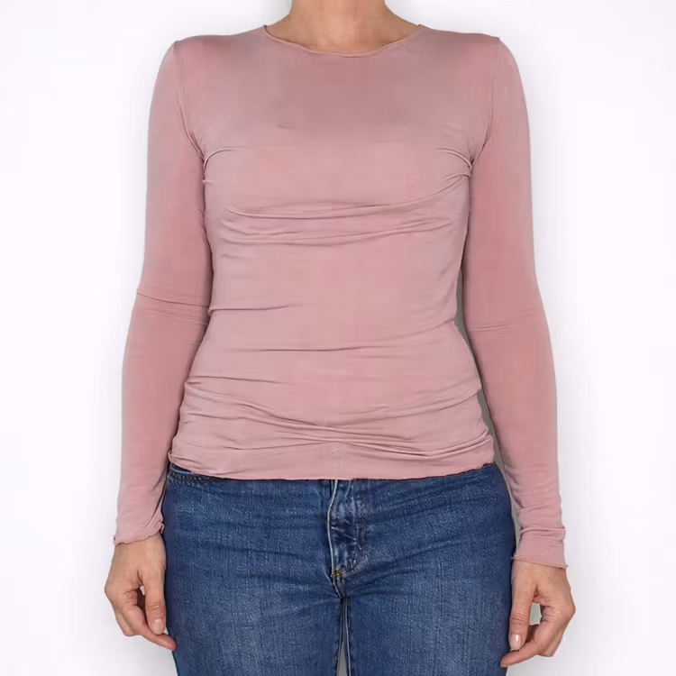 Bastopp Långärmad Leonora OLD ROSE - Marta du Chateau