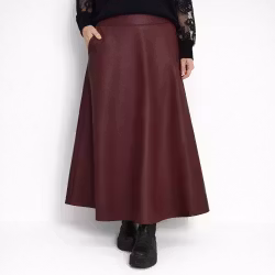 Kjol Alexia Vaxad VINRÖD - Mix By Heart