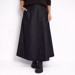 Kjol Alexia Vaxad SVART - Mix By Heart