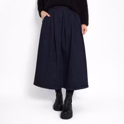Kjol Denim Aila DARK BLUE - Marta du Chateau