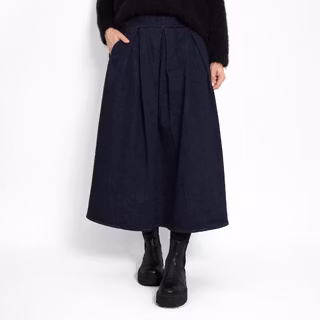Kjol Denim Aila DARK BLUE - Marta du Chateau