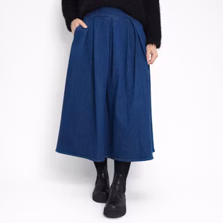 Kjol Denim Aila MEDIUM BLUE - Marta du Chateau
