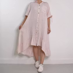 Skjortklänning Volang ROSE