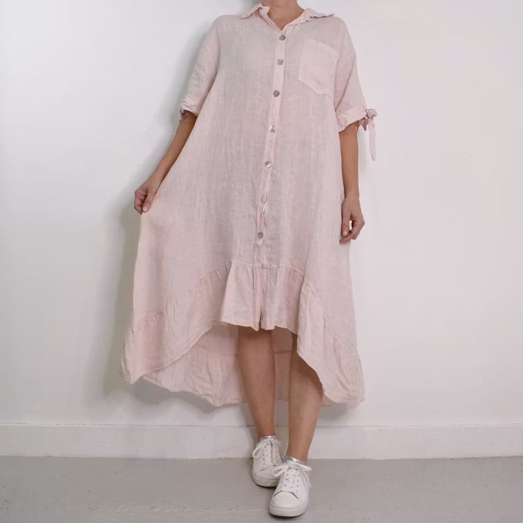 Skjortklänning Volang ROSE