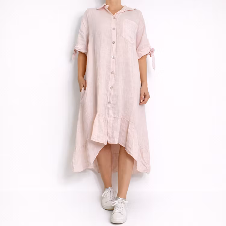 Skjortklänning Volang ROSE