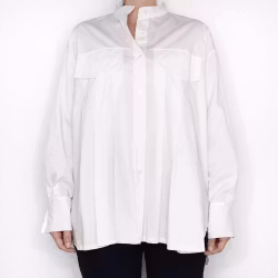 Storskjorta Bomull Vera VIT - Marta du Chateau